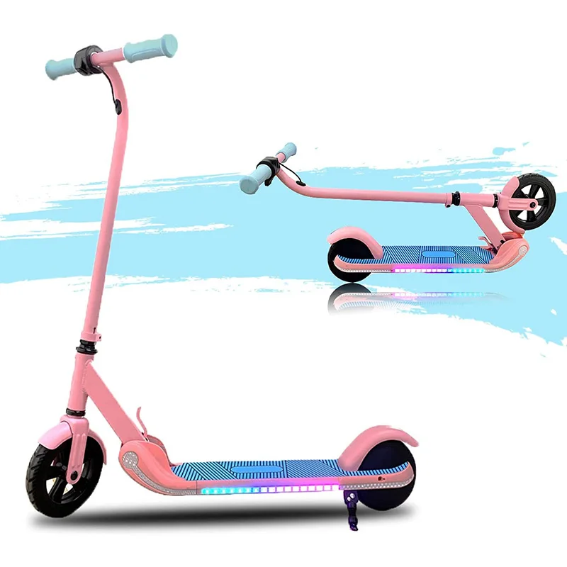 

QMWHEEL M2 Europe Warehouse Drop Shipping Wholesale Kids Scooter With Light Kids Electronic Scooter