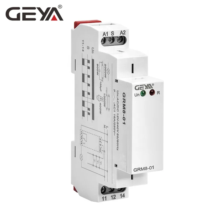 

GEYA Wenzhou China Factory GRM8 Impulse Relay Latching Relay Single Pulse Latching Relay