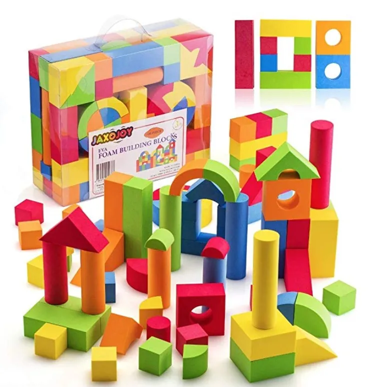 colored building blocks