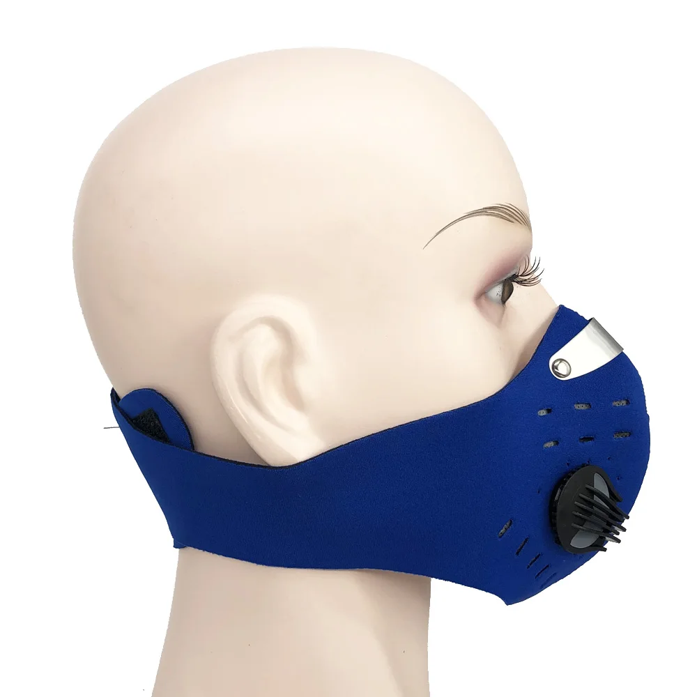 
Cycling Half Face Mask Bike Ski Dusk Mask Neoprene Filter Anti Pollution Mask 