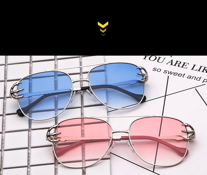 2020 New Arrivals Designer Authentic Mirror Women Round Sun Glasses Sunglass