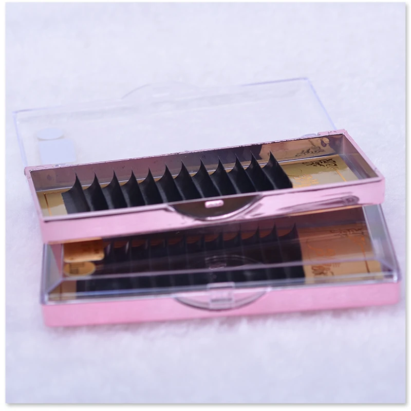 

Automatic Blooming Flower Lashes Self Fanning Lashes Russian Volume Individual Lashes Easy fans eyelash extension, Natural black
