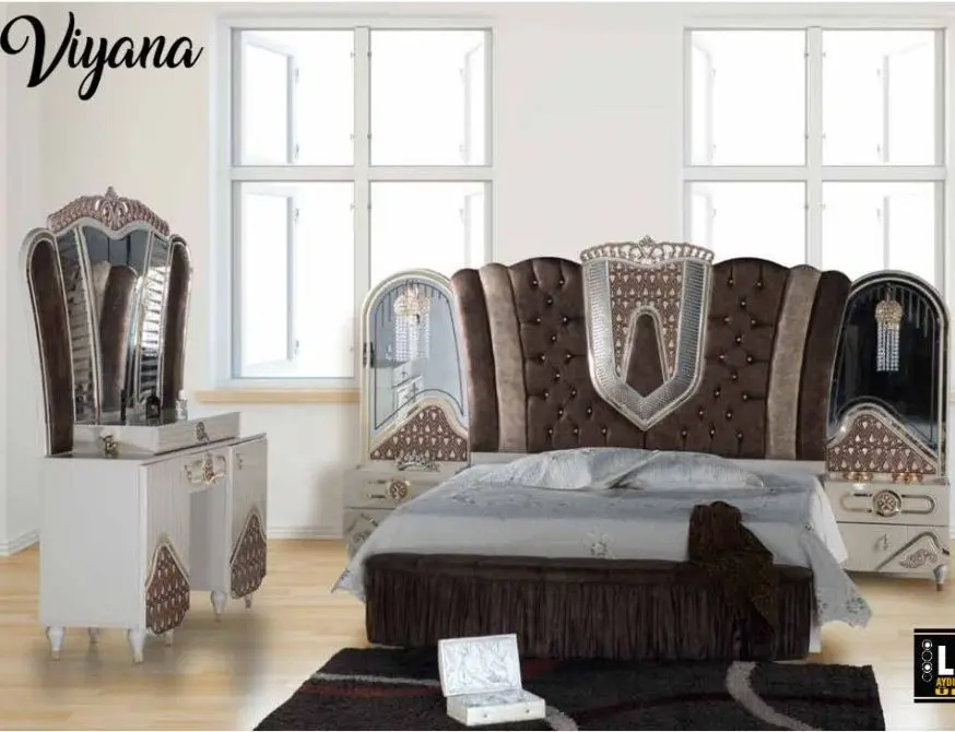 
Luxury Viyana Bedroom Set Painted 