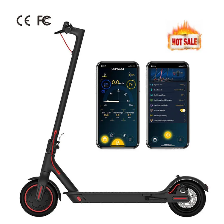 

8.5inch 350W Mobility Long Range 30km High Speed Folding E China Cheap for Adults Ce Best Two Wheel Electric Scooter, Black white