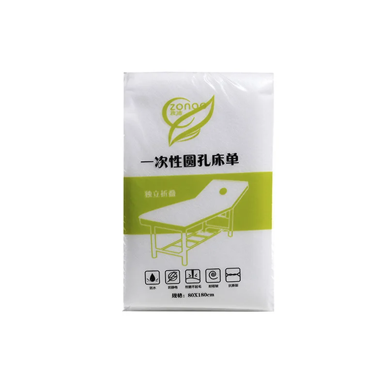 

disposable high quality waterproof bedsheet nonwoven disposable spa bedsheet