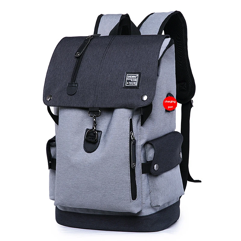 

LP025 Factory waterproof usb charger backpack school back pack traveling mochilas escolares casual sports backpacks, 2 colors