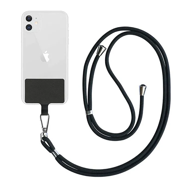 

Amazon Hot Adjustable Universal Crossbody Neck Phone Strap Chain Lanyard with Safety Tether Tab Phone Patches