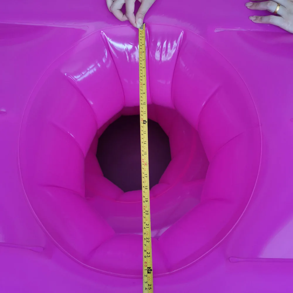 Customized Quality Pvc Inflatable Square Mat With Hole For Pregnant