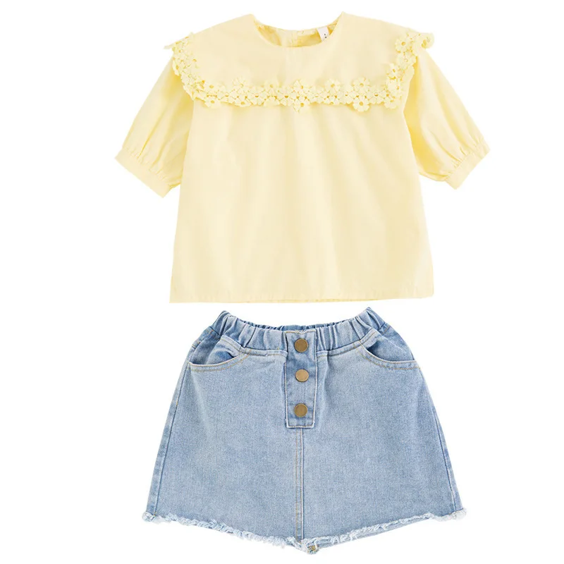 

Hot sale Latest design new fashion children girl clothes sets boutique kids clothes