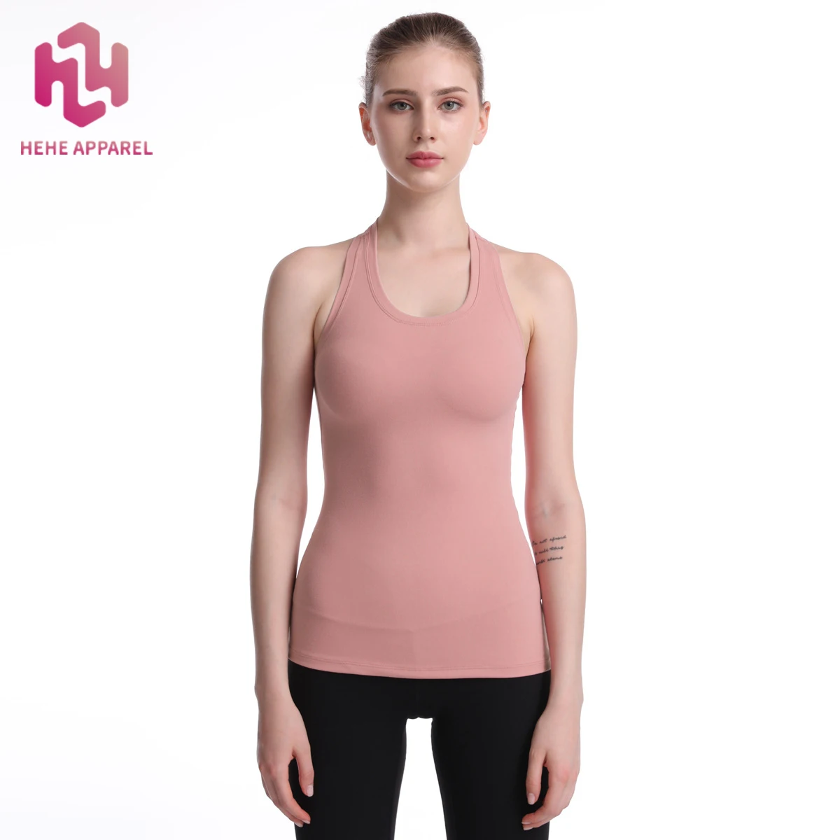 

Yoga sports vest women's elastic tight-fitting long I-beautiful back top fitness all-match yoga clothes