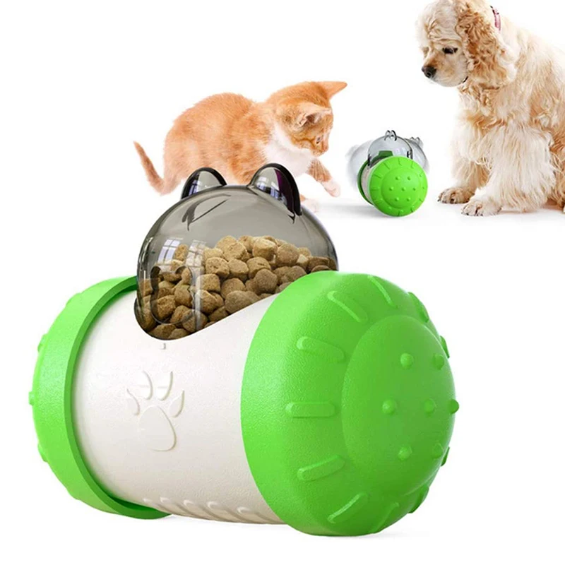 

Educational Pet Products Amazon Explosive Products Non Electrified Slow Food Toy Tumbler Missing Cat And Dog Slow Food Ball