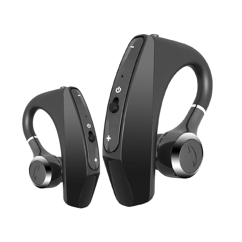 

PT50 Binaural Handsfree Noise Cancelling Business Wireless Headset With Mic Voice Control Bluetooth Earphone