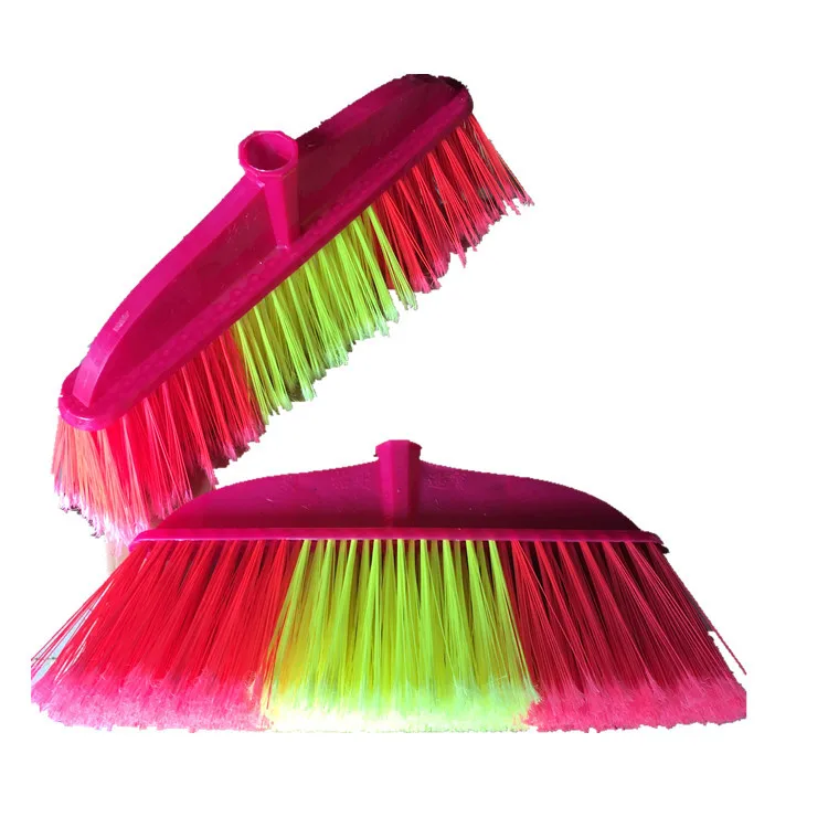 

Cleaning Tools Parts Soft Plastic Filaments Broom Head of Cleaning Brush Cleaning tools plastic broom soft fiber plastic broom, Multi color