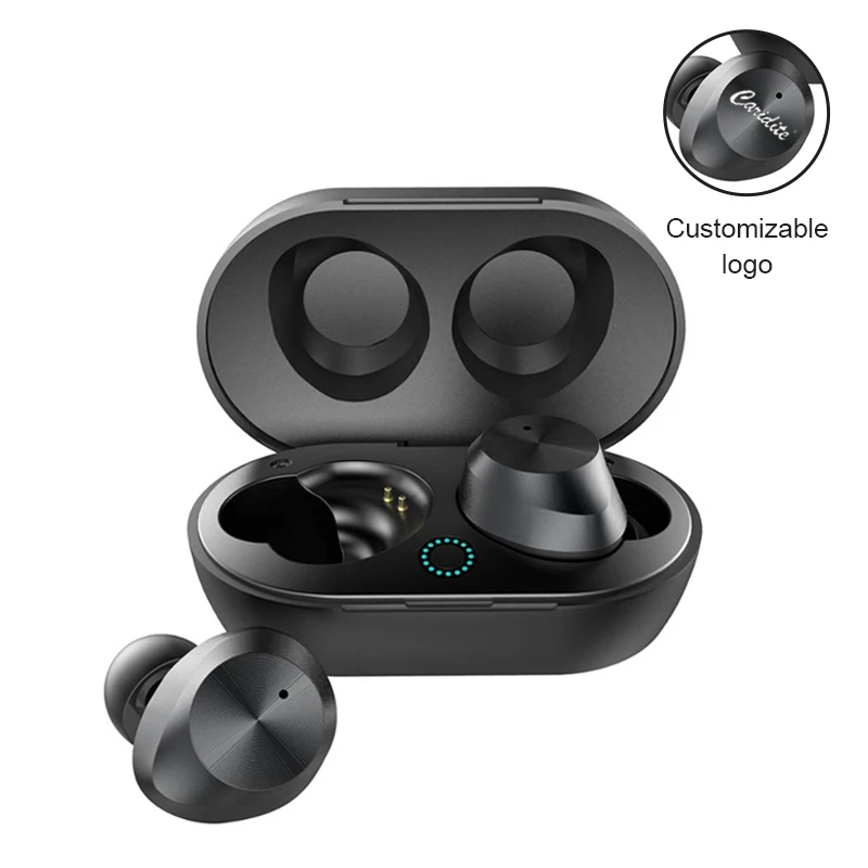 

Wireless earbuds 5.0 headset stereo bass 9H playback time CVC 8.0 noise reduction headset microphone movement