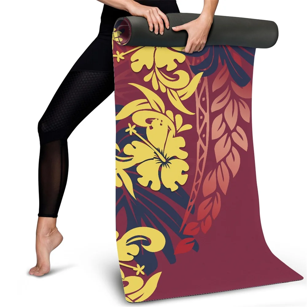 

THIKIN Funny Design Custom Wholesale Eco Friendly NBR Fitness Exercise Custom Printed Foldable Travel 15mm Yoga Mat, Printing