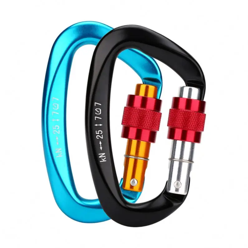 

High Quality Custom Logo Hiking 7075 Aluminum Alloy Camping Mountain 25KN Climbing Hook