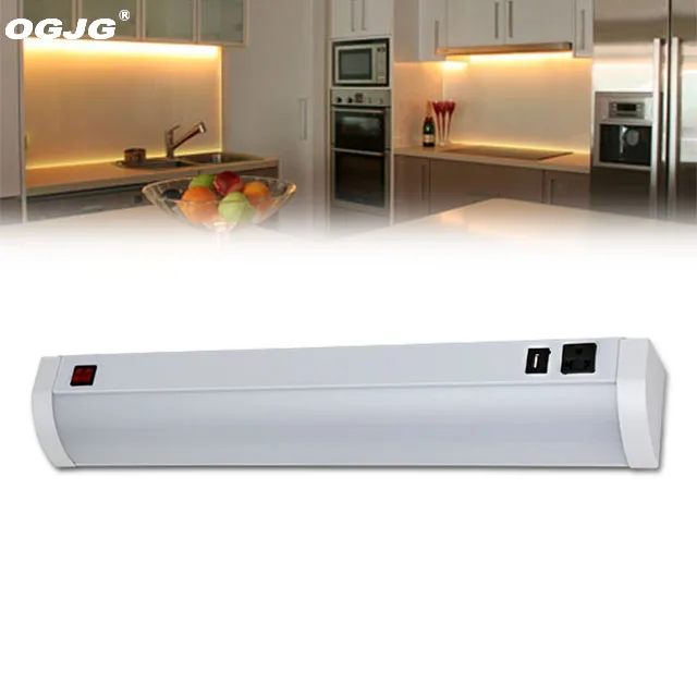 CE CB ROHS DLC meeting room Anti-glare led fluorescent tube lamp office remote control double tube batten light fitting