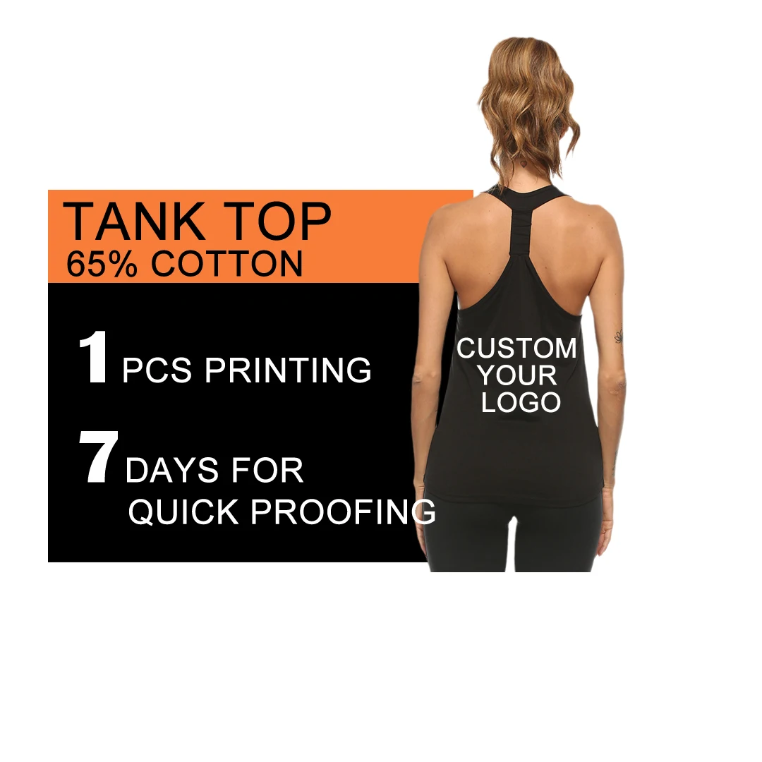 

XINQI OEM/ODM BLACK TANK TOP 85% polyester polyester plus size stringer gym custom yoga women's GYM tank tops fitness