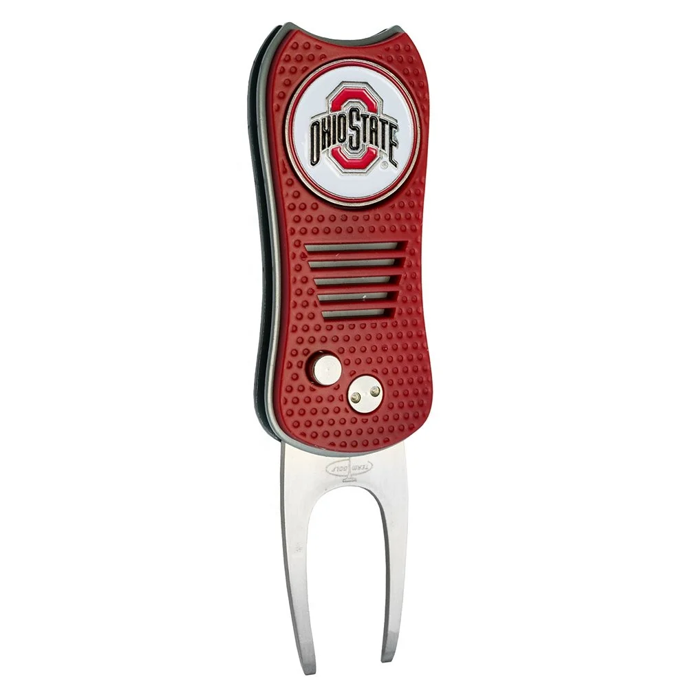 

Switchblade Divot Tool with Double-Sided Magnetic Ball Marker