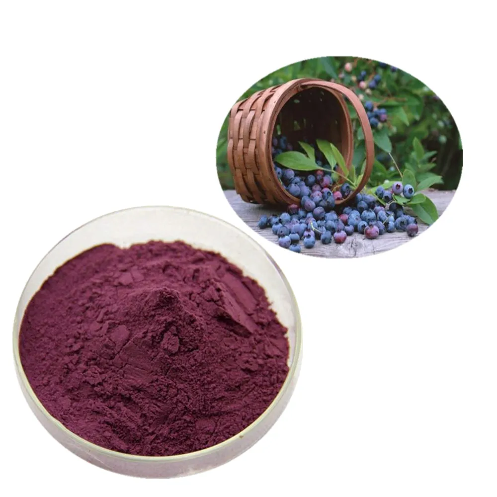 factory price pure powder 25% anthocyanins bilberry extract