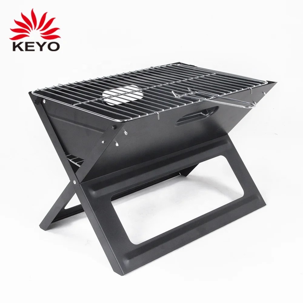 

Wholesale Quick Folding Barbecue Notebook X Shape Style BBQ Grills For Camping