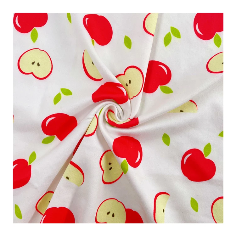 

Great Quality Double Brushed Polyester Fabric Digital Print For Dress And Headscarf