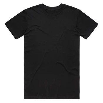 Wholesale Blank Casual Wear Men Black Tshirts Blank Crew Neck 95 Cotton ...