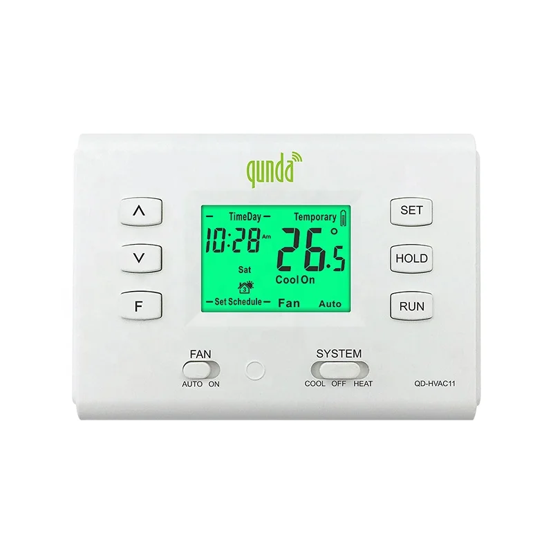 Qunda Qdhvac11 Programmable Thermostat System For Central Air