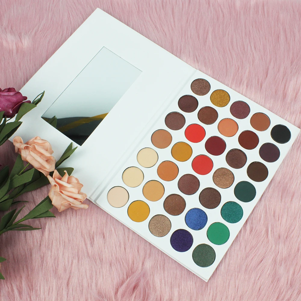 

ES03 whosale Makeup Eye Shadow 35 Color Matte Glitter Eyeshadow Palette OEM/ ODM eye shadow your name eyeshadow palette, Muliti-color
