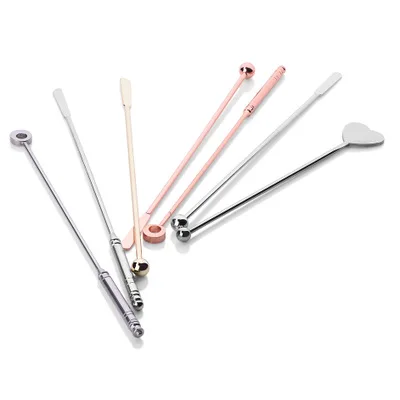 

P432 cocktail decoration bar bartender tools martini cocktail stirring rod 304 stainless steel bar stirrers, Colors