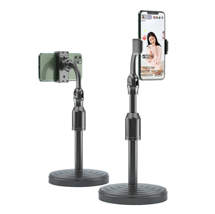 

Lazy desktop mobile phone live broadcast support phone stand with for tiktok video with retractable, Multi