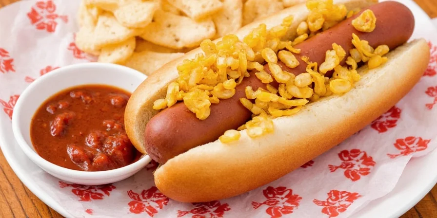 Classic New York Hot Dog on Bun