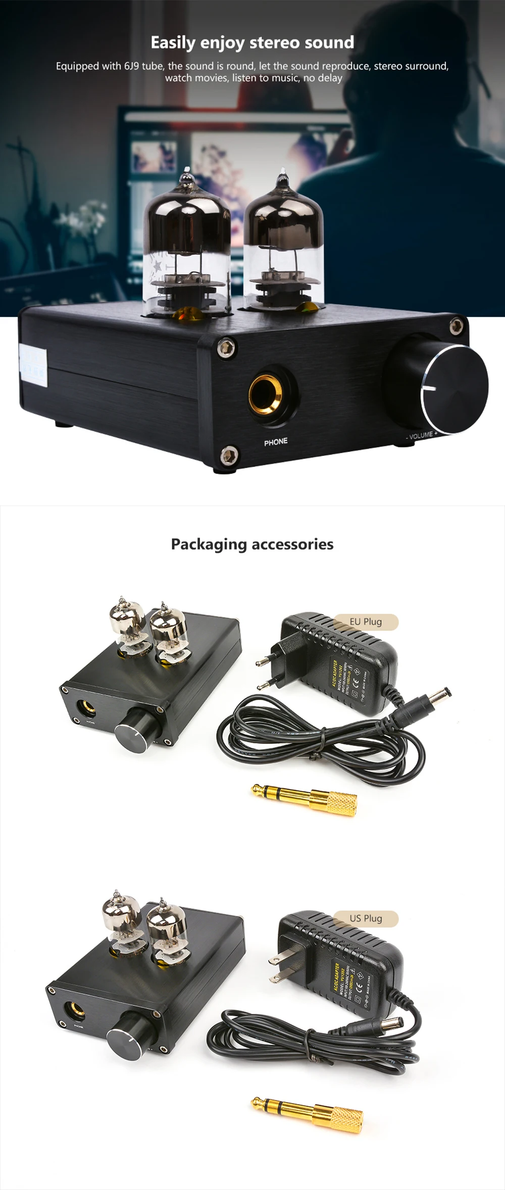 Gap6j9 Vacuum Tube Amplifier Stereo Tube Preamplifier With Treble Bass Made In China Buy