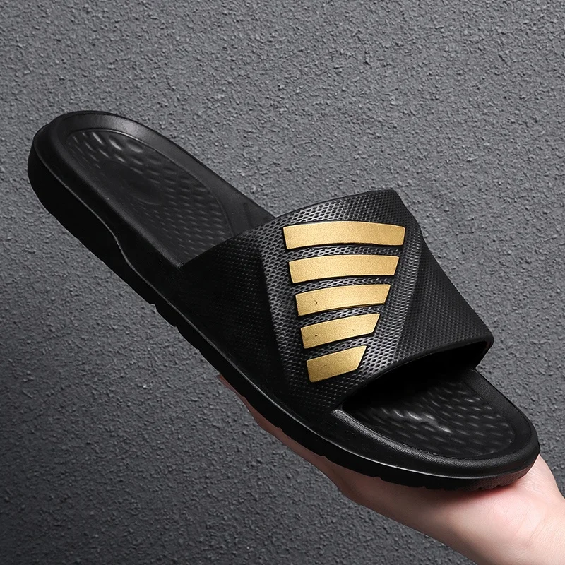 

High Quality Fashionable men's EVA high elastic slippers, Picture