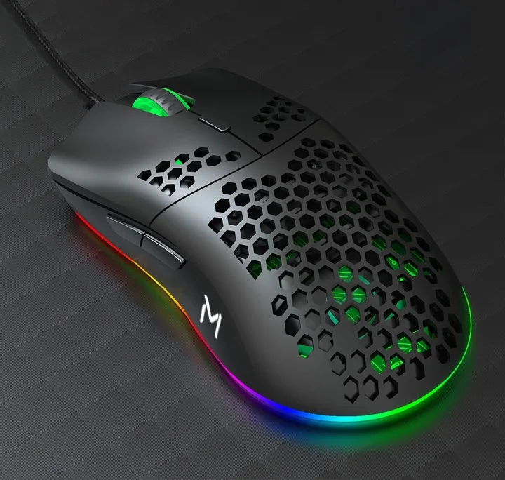 

Newest GX73RGB Programmable Optical Gaming Mouse 7200DPI ,6 Macro Keys,Wired USB mice use for gamer