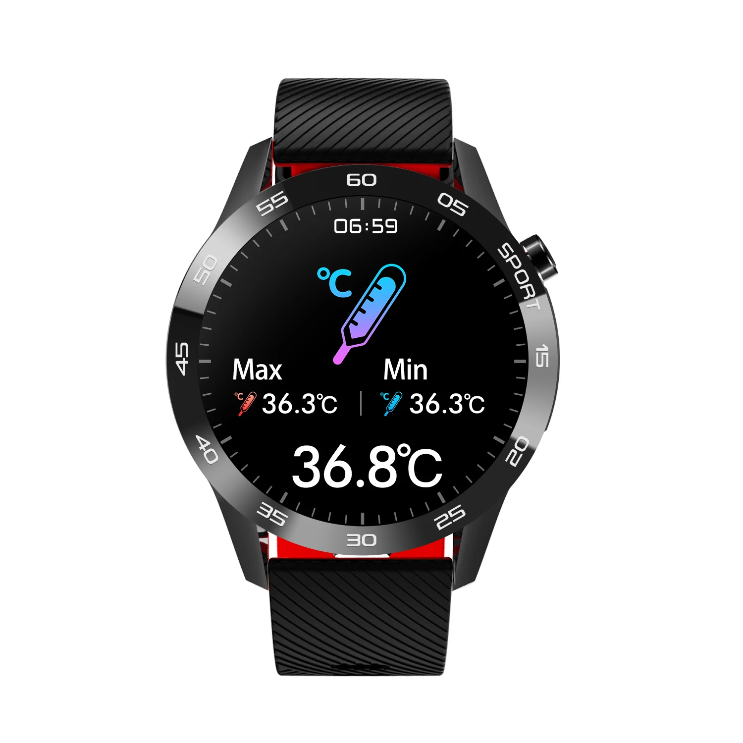 

2021 smart watches with body temperature measuring fitness tracker android smart watch waterproof sports bracelet F22L