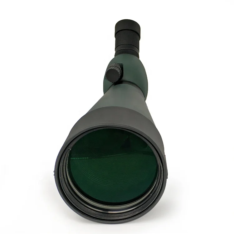 

High Quality Long Range Bak4 Prism Spotting Scope 20-60x80 with Tripod, Black/green