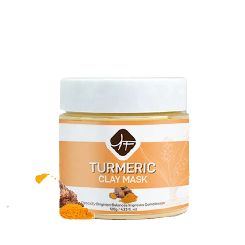 

Original TURMERIC Clay Face Mask Private Label Natural Deep Cleansing Acne mask Turmeric Clay Face Mask