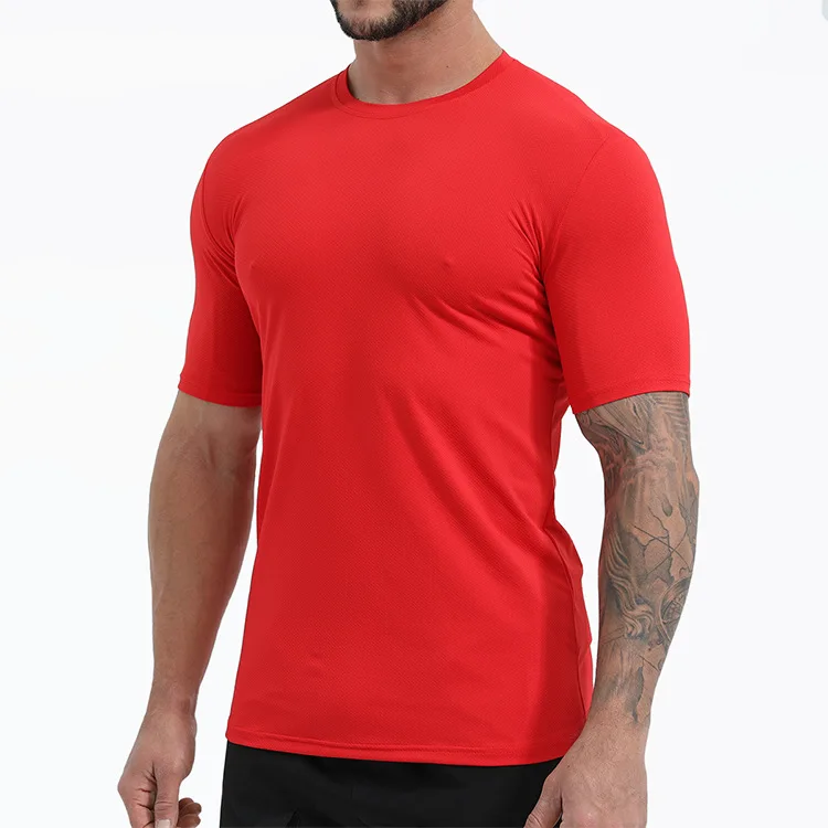 

Comfortable Men Training Fitness T Shirts Wholesale Organic Gym Clothing Sports