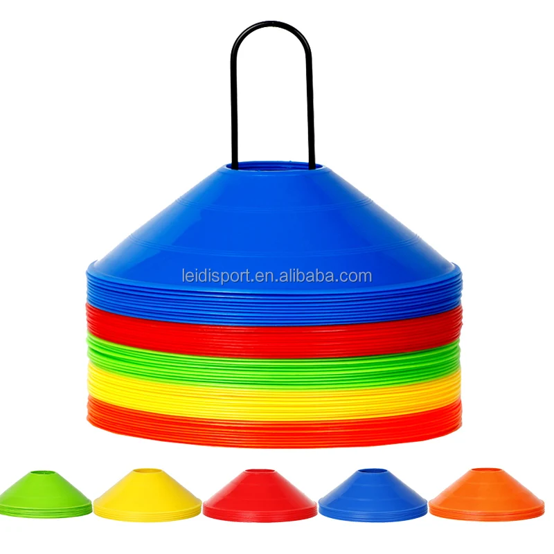 

Football agility training custom logo soccer agility disc cones speed training plastic obstacle cone disc