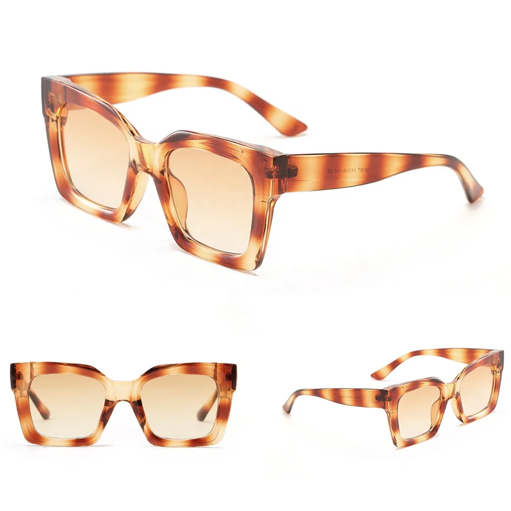

Sunborry Custom Fashion Famous Brand Designer Big Square Frame Women Men Trendy Oversized Shades Sun Glasses Sunglasses 2022
