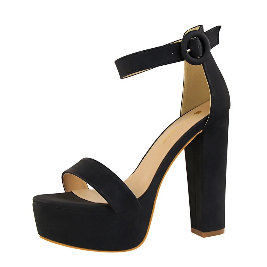 

Newest custom fashionable American European style big size high heel for female, Picture