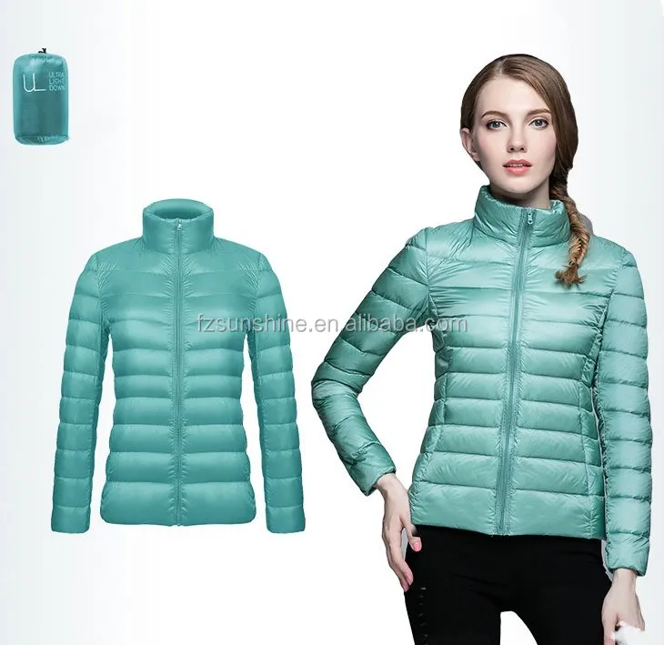 

19 colors choice Womens ultra Lightweight Foldable 90% down 10% feather White Duck Down Filled Lightweight Down Jacket, 18colors black,navy,silver white,red wine,blue can mix colors