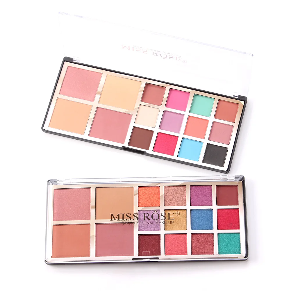 

2020 best 18 color pigmented eyeshadow palettes private label customize eye shadow palettes custom eyeshadow Powder Blush box