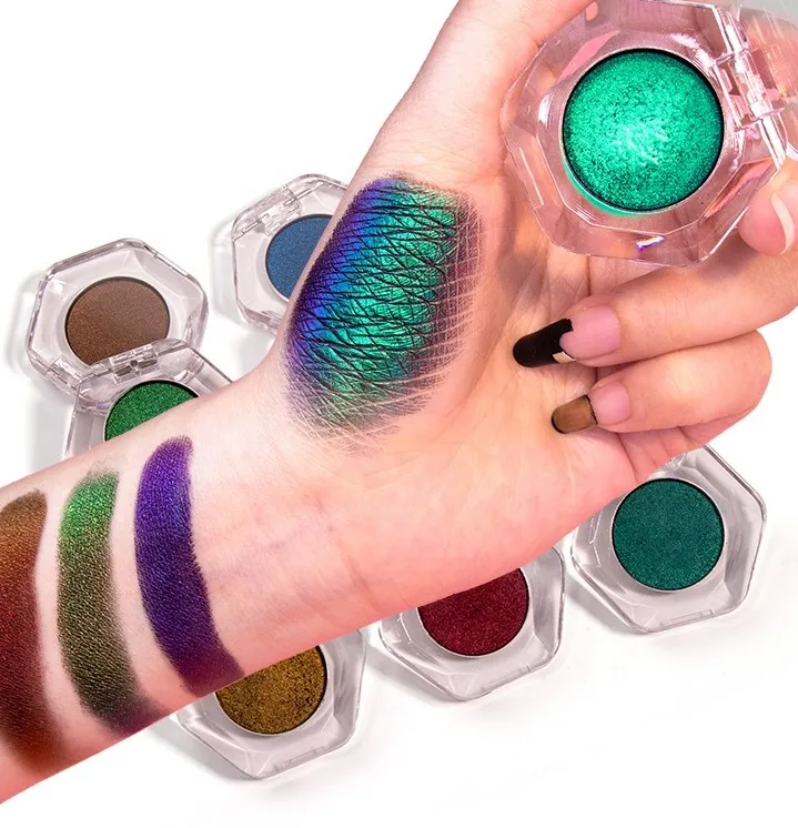 

Colorful custom 12 Colors glitter eyeshadow private label makeup Single eyeshadow