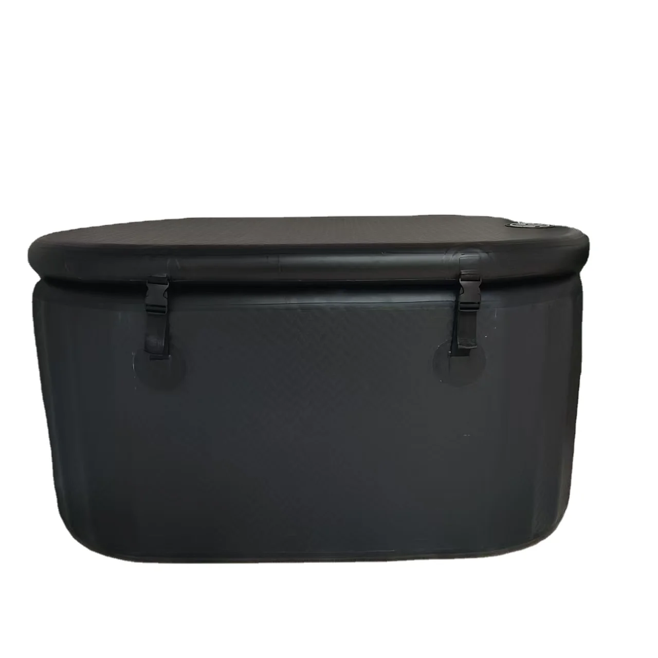 Inflatable Foldable Portable Double Wall Fabric (DWF) PVC Ice Bath Barrel Tub Cold Water Plunge Recovery Therapy Accessory