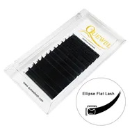 

Air Flat Double Tips Blink Flat Lashes, Customize Personal Packaging Ellipse Flat Lashes, Easy-Lifting Soft Flat Eyelashes