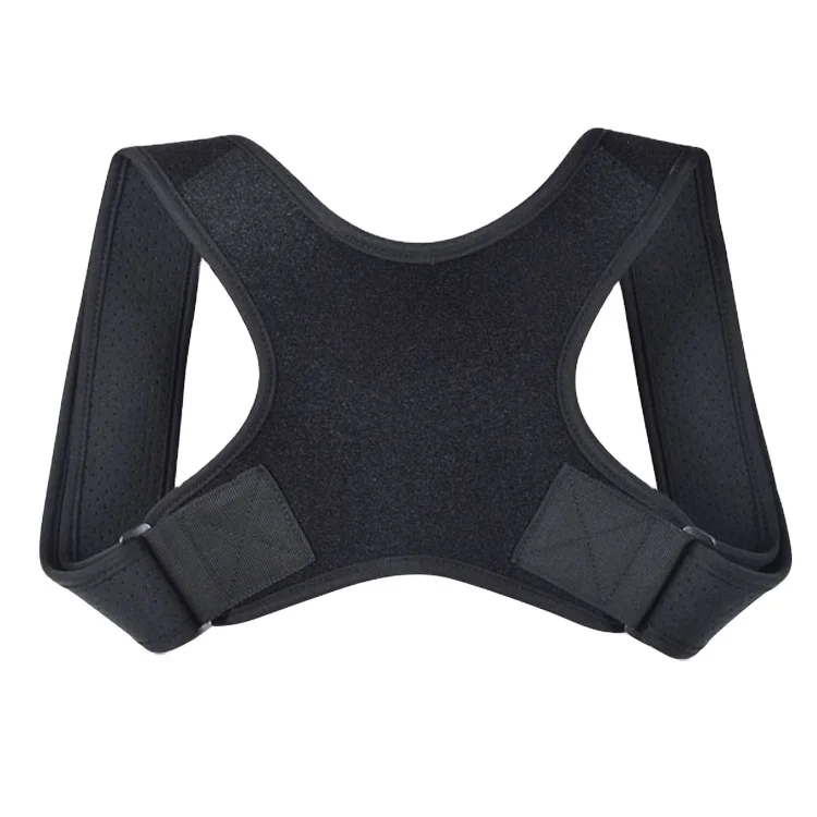 

Adjustable universal neoprene neck clavicle shoulder open straighten shape posture corrector belt, Black or customized color