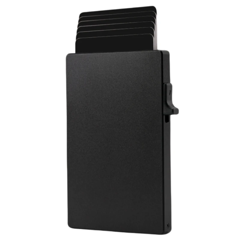 Metal Wallet Automatic Pop up Credit Card Coin Case Aluminum Wallet Card Holder Case