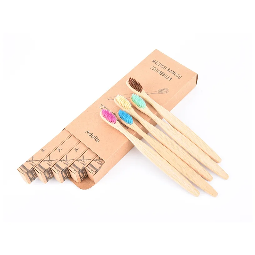 

Good Quality Cap Detachable Making Plant Round Tail Set Bamboo Toothbrush